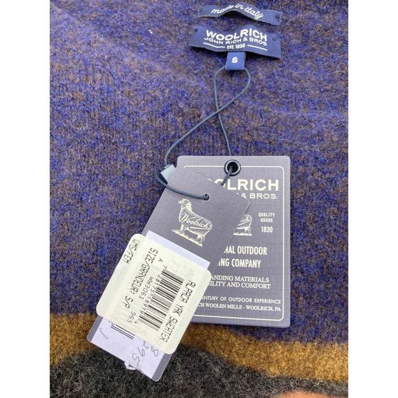 Woolrich John Rich purple grey gold Alpaca Yak Sweater NWT S $295 - Picture 4 of 10